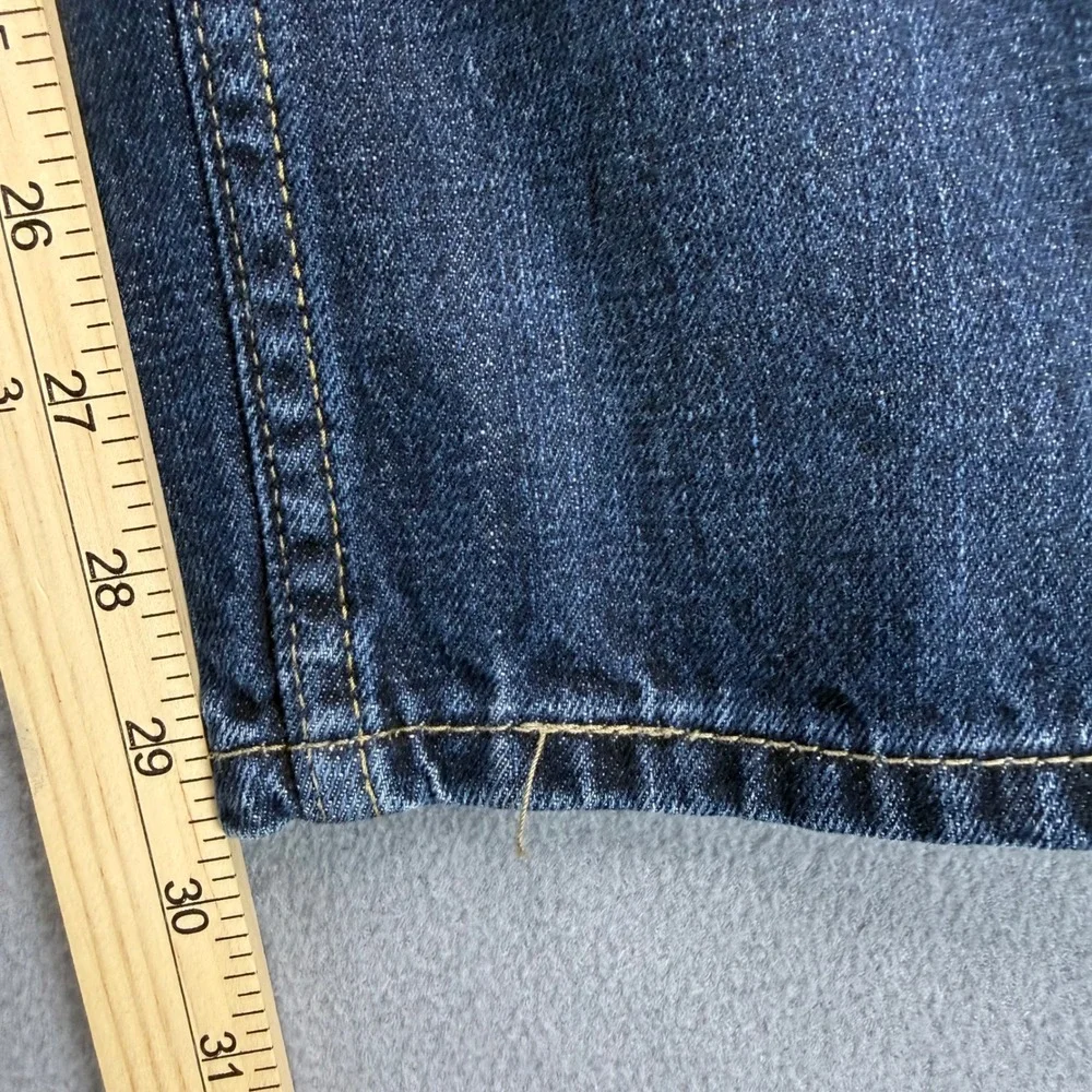 Levi Jeans Mens 32x32 Blue 505 Straight Fit Denim Classic Workwear Casual